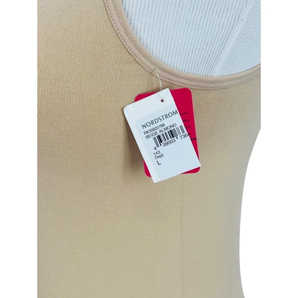 NWT Nordstrom x Free Press Beige Shapewear Scoop Neck Sleeveless Tank Top - Picture 8 of 10